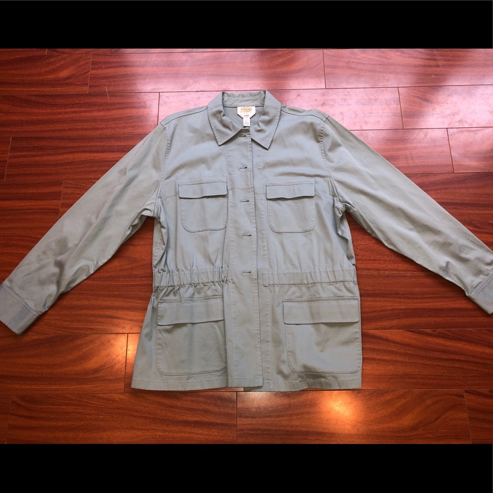 TALBOTS Stretch Teal Jacket